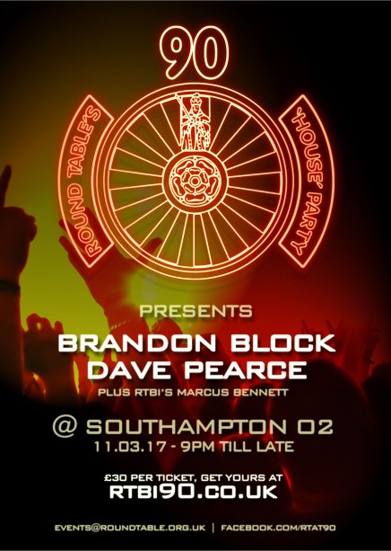 RoundTableBI's tweet image. Tickets are still available for our house party event at the #RoundTable 90th anniversary celebrations #HouseParty #BrandonBlock #DavePearce