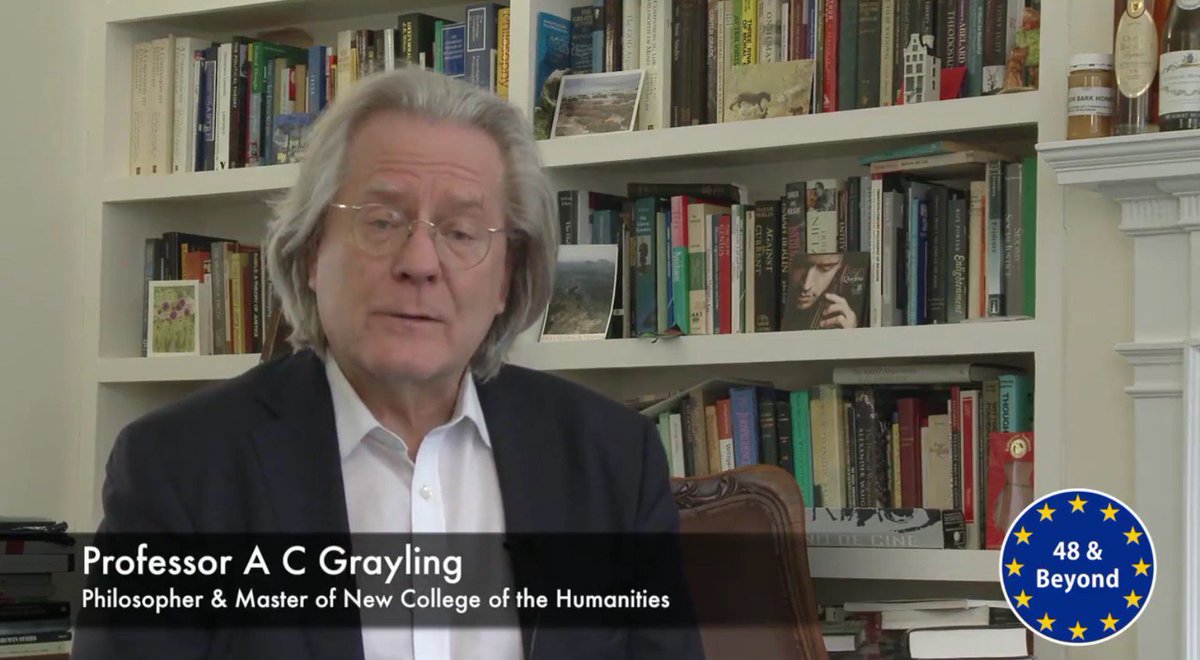 the48andbeyond's tweet photo. Professor @acgrayling analyses Brexit & advises what the #48AndBeyond must do in this exclusive video.
Please share!
https://t.co/NPO9lQLMjx https://t.co/pXDVJoC04B