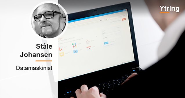 «Å forvente at vedlegg og lenker er snille er litt som å putte alt i munnen. Sånn som barn gjør».

nrk.no/1.13366877 @nrkytring