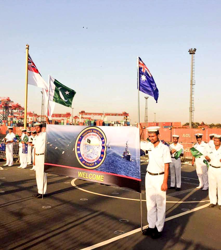 السعودية تشارك بتمرين بحري في باكستان C4S73HBWAAAFZmH