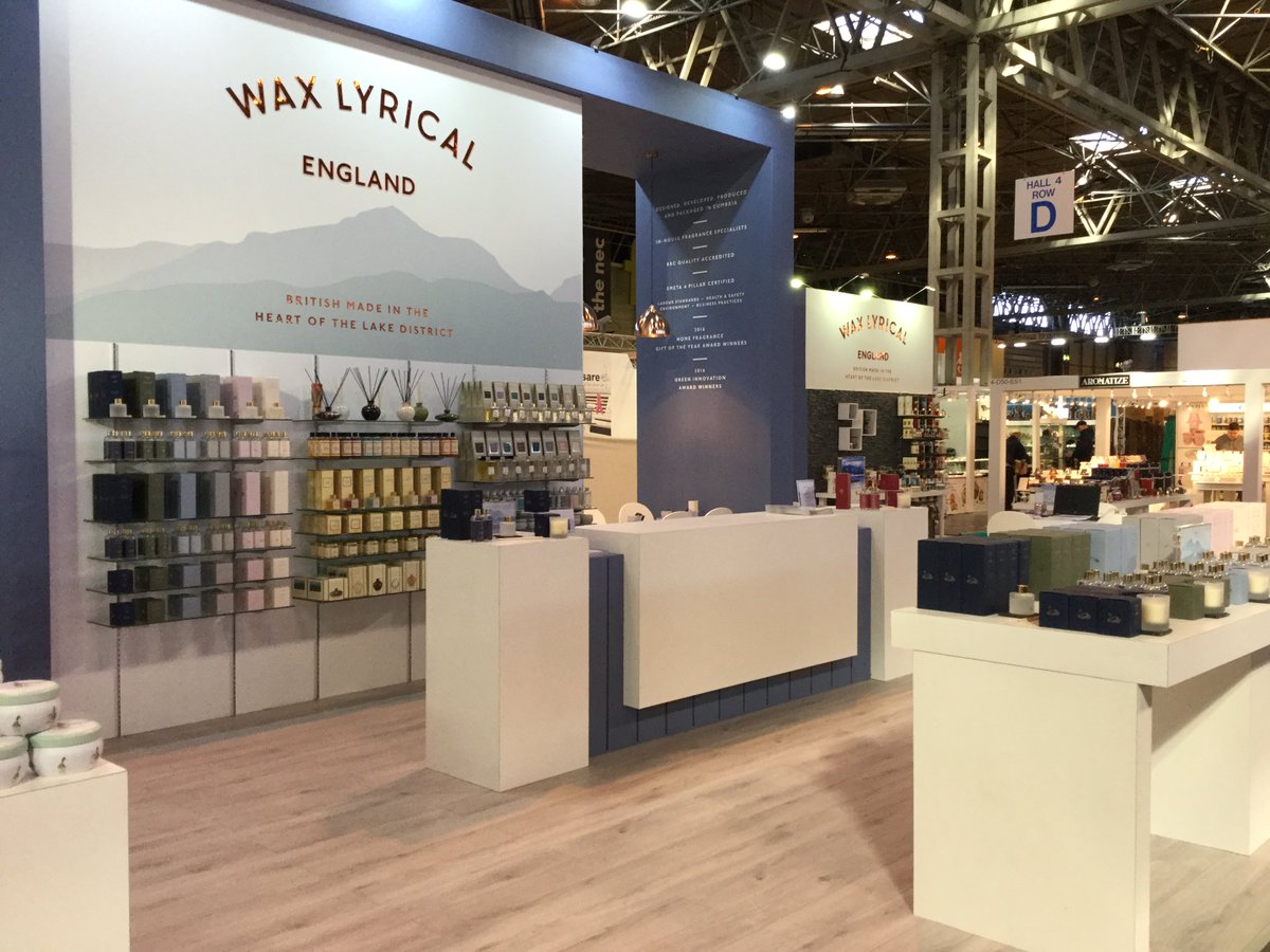 waxlyricaluk's tweet photo. Spring fair is over and it was a huge success! We were showing off our amazing new collections for 2017! #springfair #excitedfor2017 https://t.co/jwKNcF2ZU3