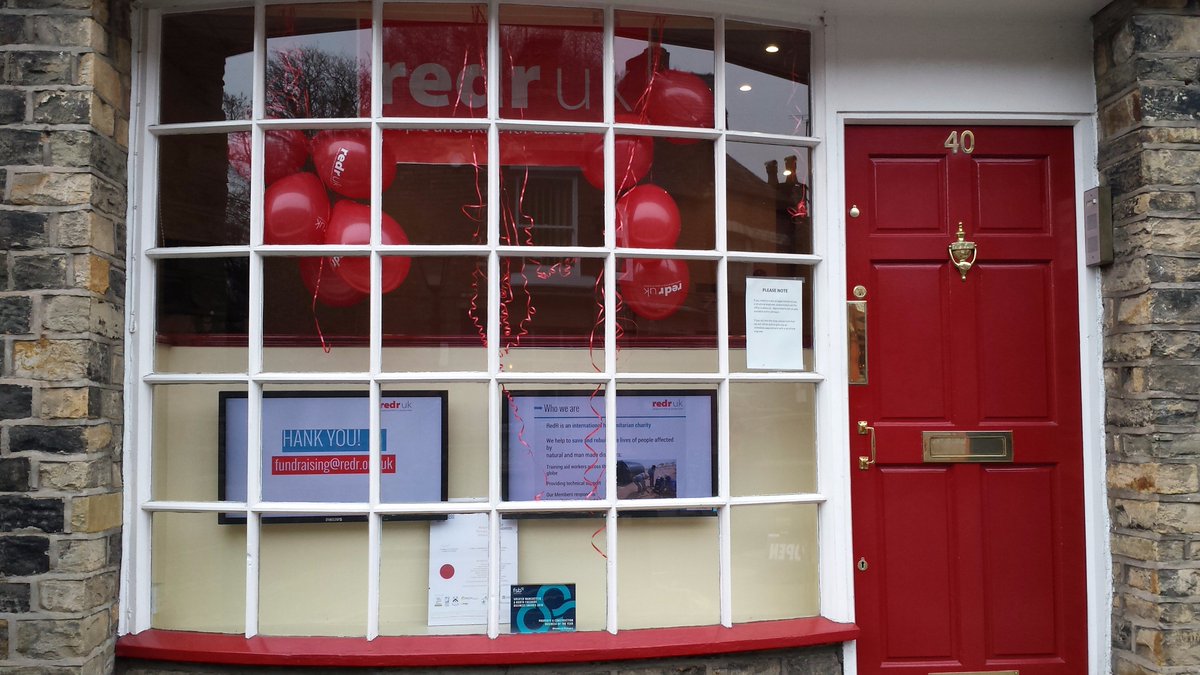 rhodes_partners's tweet photo. Today is #WearRed for @RedR.  Our shop window is wearing red. https://t.co/uBaAvY90FV