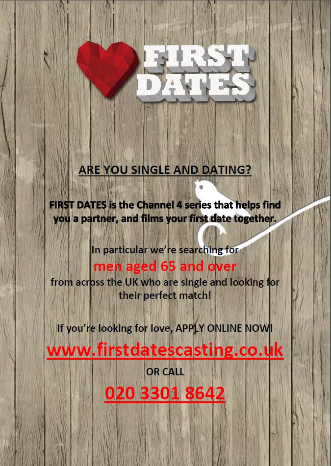 Hi <a href="/walkingfootie/">Walking Football</a> First Dates is looking for single men aged 65+. Please ask anyone who might be interested to get in touch. Thank you!