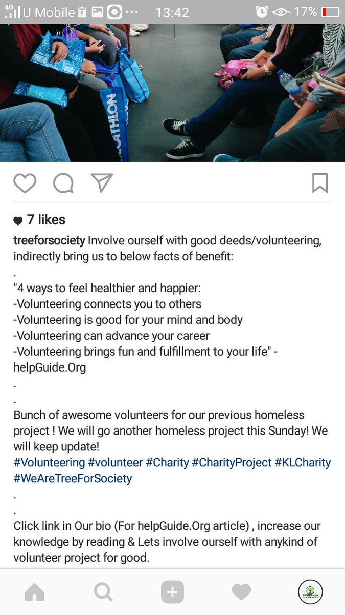 TreeForSociety's tweet image. Benefit of Volunteering ! Check us on instagram with same username ( @TreeForSociety ) for update. #Charity #Volunteer #HomelessProject