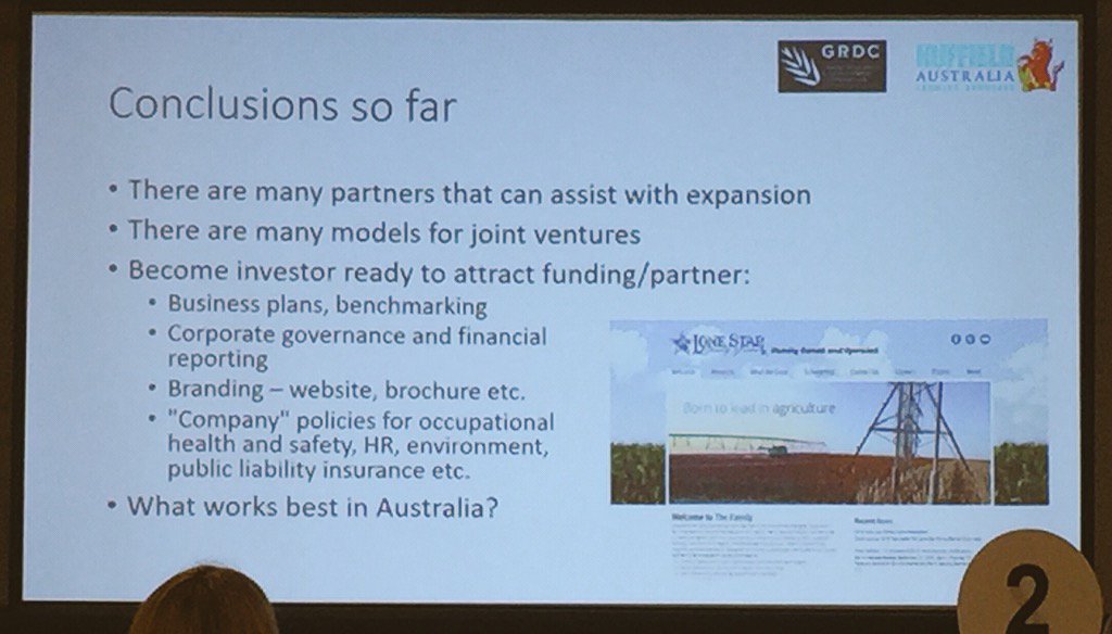 James Dempster report on partnership models for family farms <a href="/theGRDC/">GRDC</a> funded <a href="/nuffieldaust/">Nuffield Australia</a> scholar 2016 <a href="/picadilly5/">James Dempster</a>