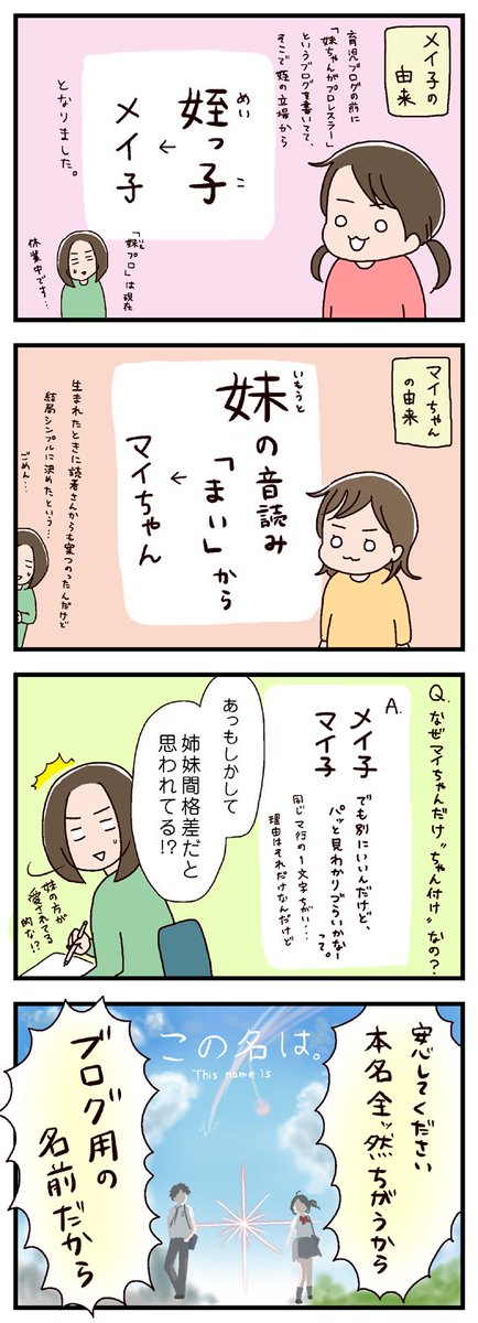 更新しました「ブログネームの由来」https://t.co/I0mTw57AdG 