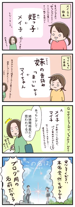 更新しました「ブログネームの由来」https://t.co/I0mTw57AdG 