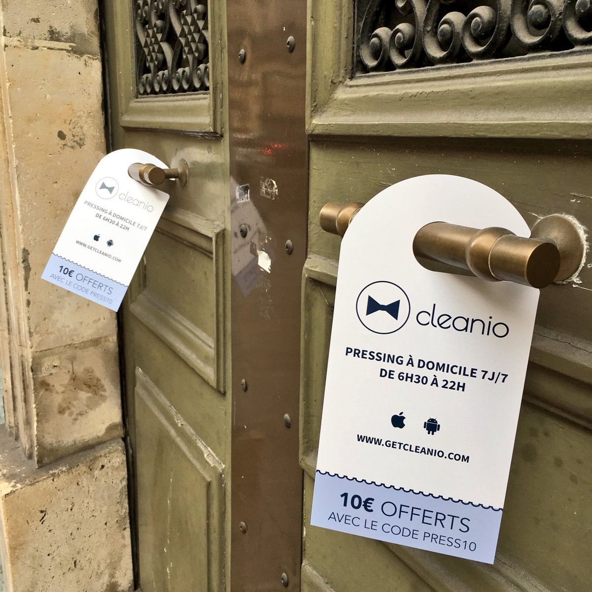 [#Startup] <a href="/GetCleanio/">Cleanio</a> idée sympa de #streetmarketing ! Quand le #pressing se déplace chez vous... #innovation #startups #entrepreneur