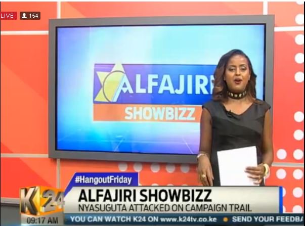 K24Tv's tweet photo. Time for #AlfajiriShowBizz with @Amina_Kenya. Stream live via https://t.co/q695INKhZt https://t.co/UuRvKKMbRj
