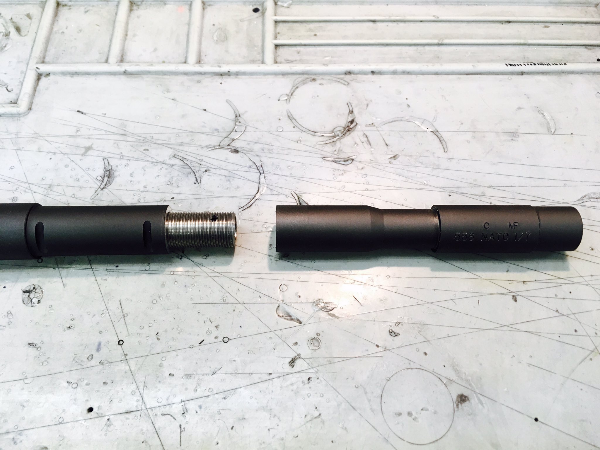 MOVE PTW トレポン アルミ アウターバレル 10.3インチ トレポン,PTW,TrainingWeapon,SYSTEMA