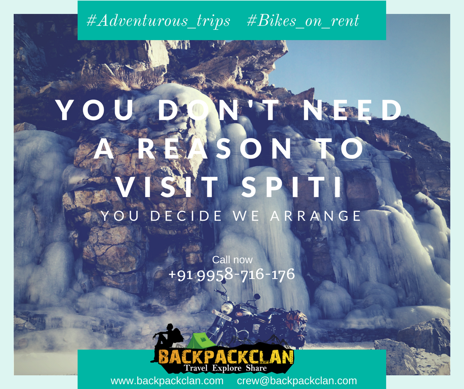 backpackclan's tweet photo. You don't need a reason to visit #Spiti_Valley. We provide one stop solution to all #backpackers #backpackclan Call Now - 9958716176 https://t.co/ripGNr5ARm
