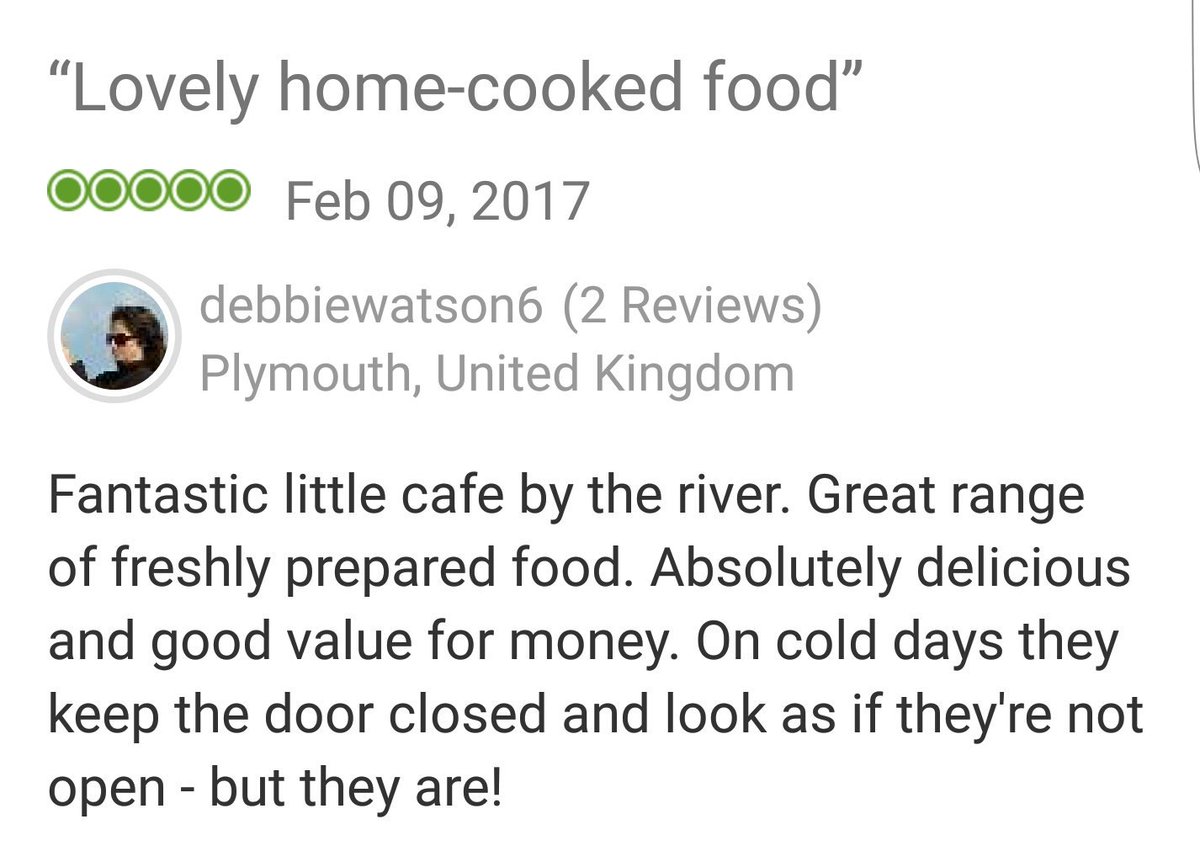 9AltarsCafe's tweet photo. Lovely review from yesterday
Just a reminder that are open 7 days a week from 930am..we simply keep the door closed as it still so cold 😨😨 https://t.co/iED3ygFQ6z