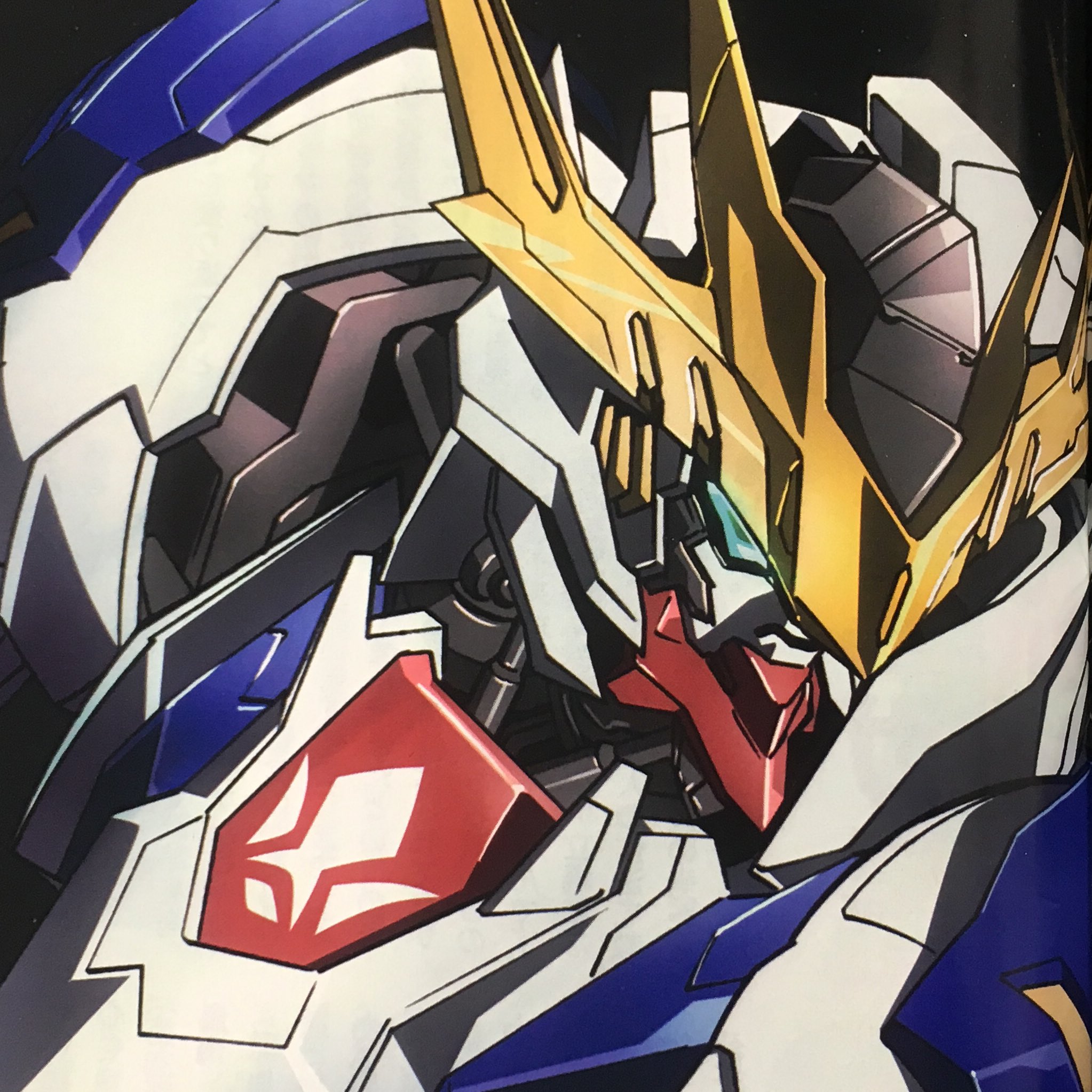 機動戦士ガンダム 鉄血のオルフェンズ 雑誌情報 発売中の月刊ニュータイプ3月号より 描き下ろしイラストをチラ見せ バルバトスルプスレクスです 名瀬役の鳥海浩輔さん オルガ役の細谷佳正さんの対談も掲載 広報はる G Tekketsu T Co