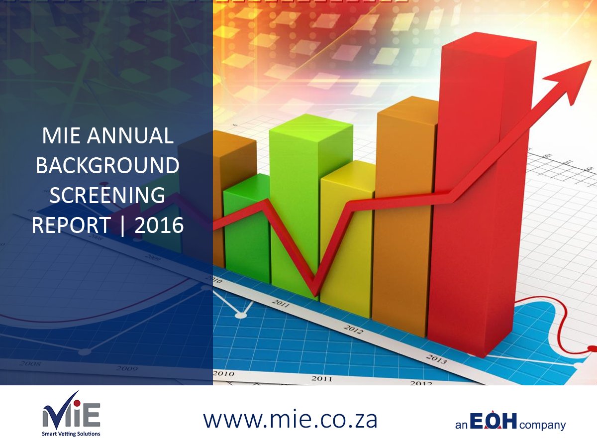 MIE_PTY_LTD's tweet photo. MIE ANNUAL BACKGROUND SCREENING REPORT: 2016 โ read it now : https://t.co/EOi3nRxVpn #backgroundscreening #MIE #Index2016 https://t.co/ujOvjaMRPE