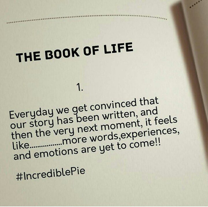 IncrediblePie1's tweet image. The Book of Life📖#1 incrediblepie.wordpress.com/2017/02/10/the…
