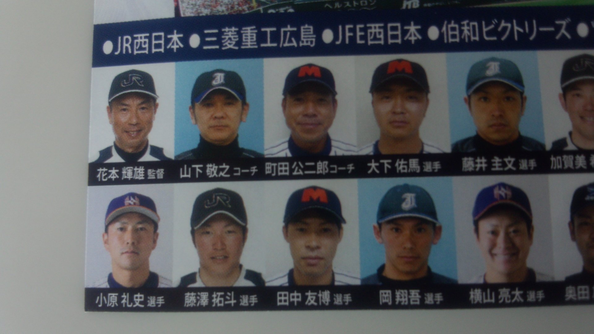 Uzivatel 爺さん Na Twitteru 2017オール広島 敬称略 1 花本輝雄 監督 Jr西 山下敬之 コーチ jfe西 町田公二郎 コーチ 菱重広島 大下佑馬 菱重広島 投 藤井主文 jfe西 投 小原礼史 伯和 内 藤澤拓斗 jr西 内 田中友博 菱重広島 内 岡翔吾 jfe西日本 外