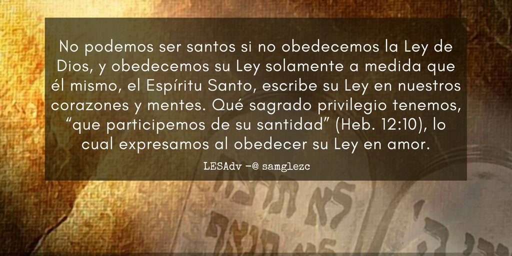 samglezc's tweet photo. Pondré mis leyes en la mente de ellos, y sobre su corazón las escribiré; y seré su Dios, y ellos serán mí pueblo. (Hebreos 8:8, 10) #LESAdv https://t.co/yxJIw7bJJG