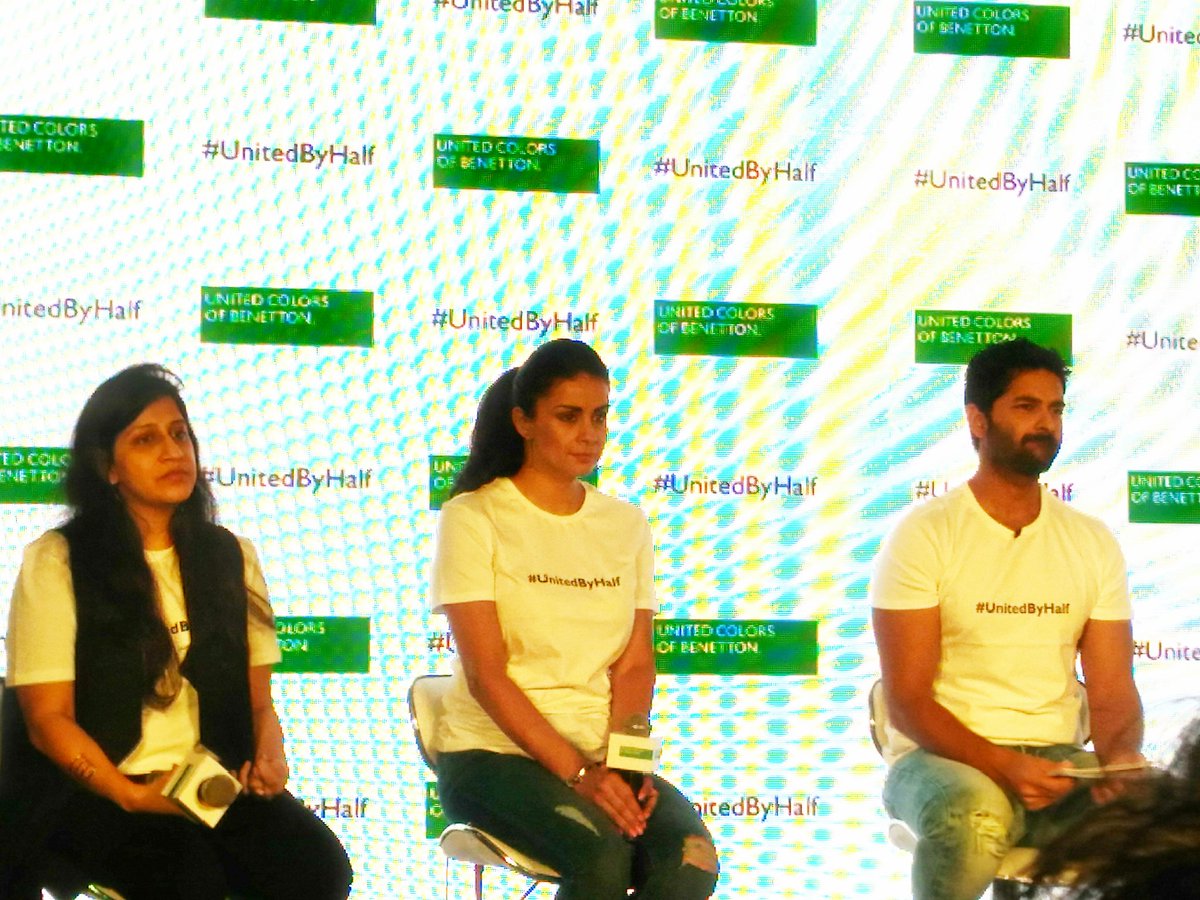 "The 1st gen becomes aware abt a cause. The 2nd does something about it The 3rd reaps benefits" <a href="/GulPanag/">Gul Panag</a> at #UnitedByHalf <a href="/JoshTalksIndia/">Josh Talks India</a>