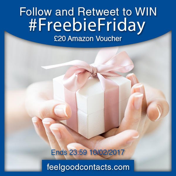FeelGoodContact's tweet image. Retweet and follow @FeelGoodContact for a chance to win a £20 Amazon voucher this #FreebieFriday