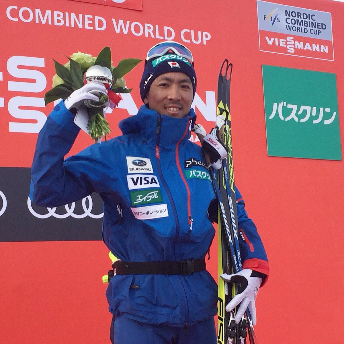 oakleyjapan's tweet photo. FISワールドカップ札幌 ノルディックコンバインドにてアイウエア契約の渡部暁斗選手がトップと0.7秒差で準優勝!明日も第2戦が行われます。暁斗明日も頑張れ!!
#TeamOakley #OakleyWindjacket #OakleyFallline https://t.co/sOF65HDHj2