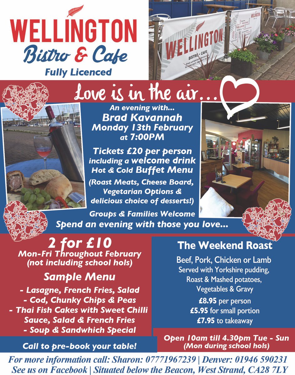 Seats still available An Evening With <a href="/BradKavanagh/">Joao Barboza</a>, book now 01946 590 231