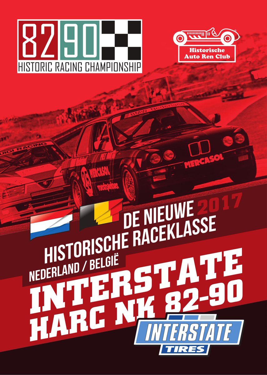 Interstate Tires supplies the National Chmapsionship  historic races. #HARC