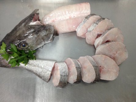 Passion4fish's tweet photo. Quality Cornish Hake nose to tail..... https://t.co/HM9YpXIw55