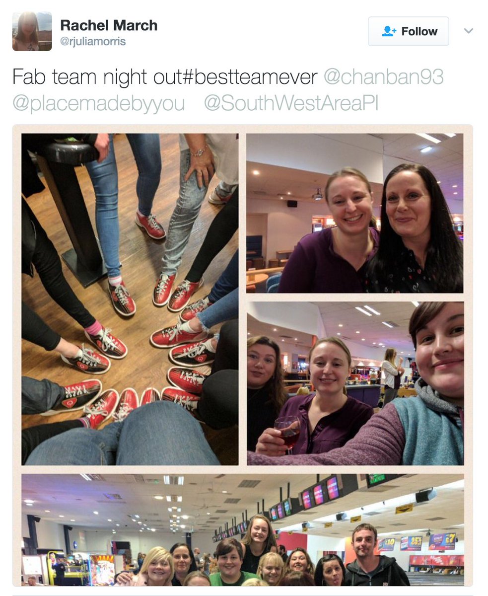 #PITweetoftheWeek goes to @rjuliamorris and her strike-tastic team ... can we all be invited on your next team night out?