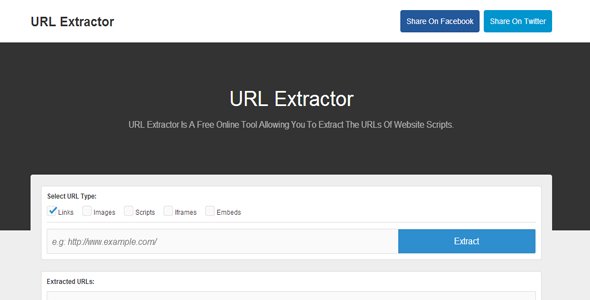 url extractor online url extractor online