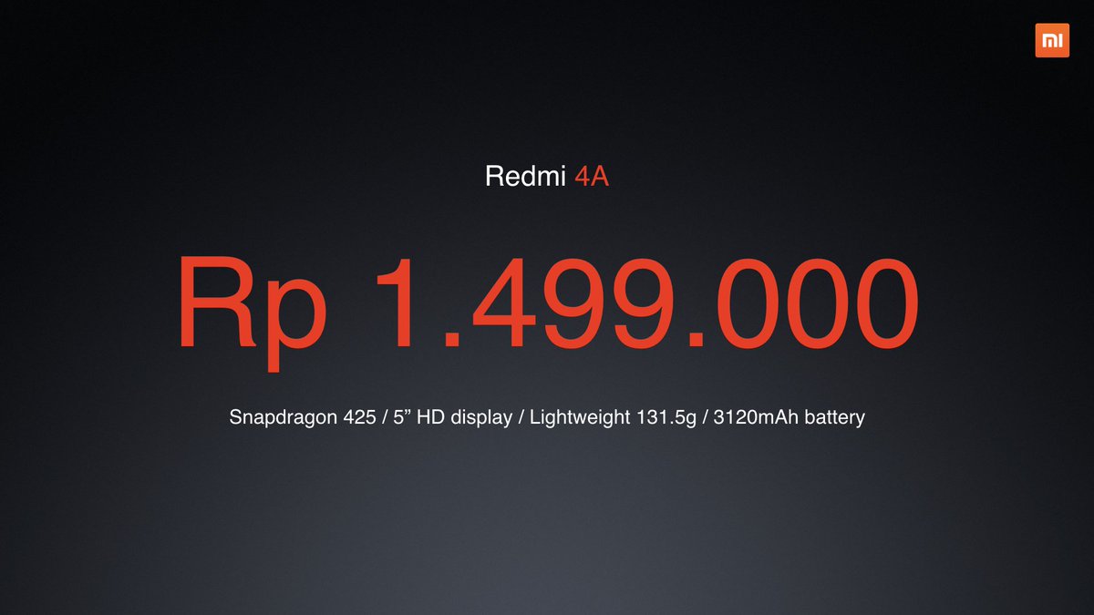 RedmiIndonesia's tweet photo. #Redmi4A Udah bisa didapetin di outlet @ErafoneStore ya guys : https://t.co/1Z9eO51ez7
#kaMiBuatanIndonesia https://t.co/PHI4u6VuHK
