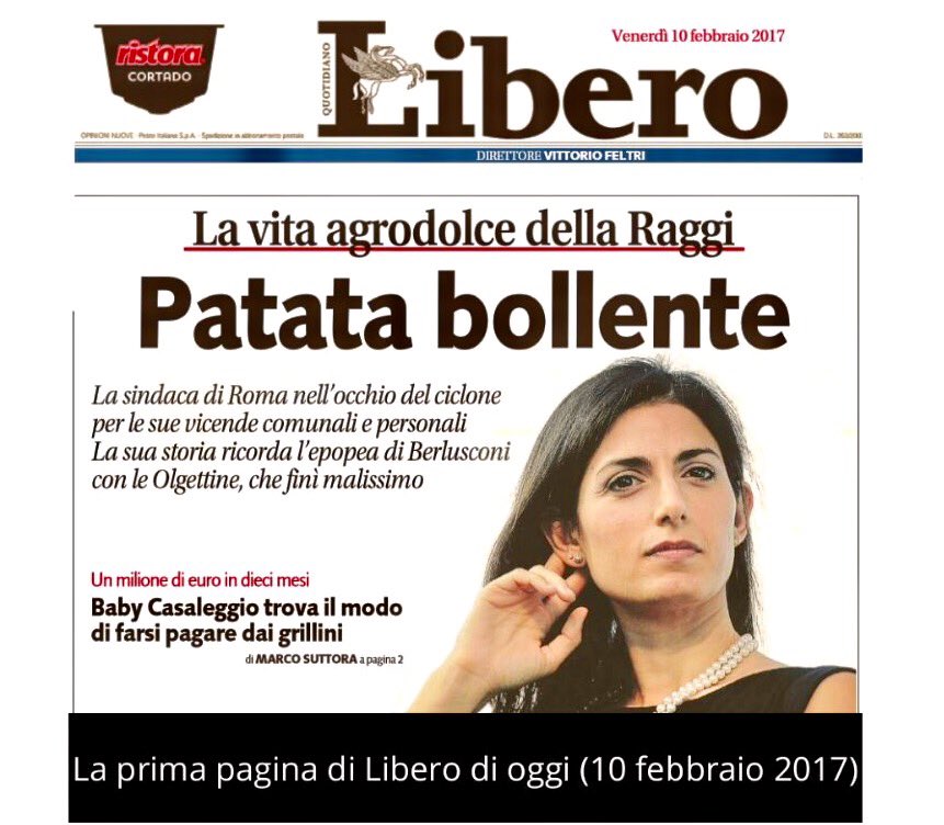 DaniloToninelli's tweet photo. #ForzaVirginia I giornaloni hanno toccato il fondo. Prova che sei sulla strada giusta. Ora ci attendiamo levata di scudi da #Boldrini in giù https://t.co/kRhib847hW