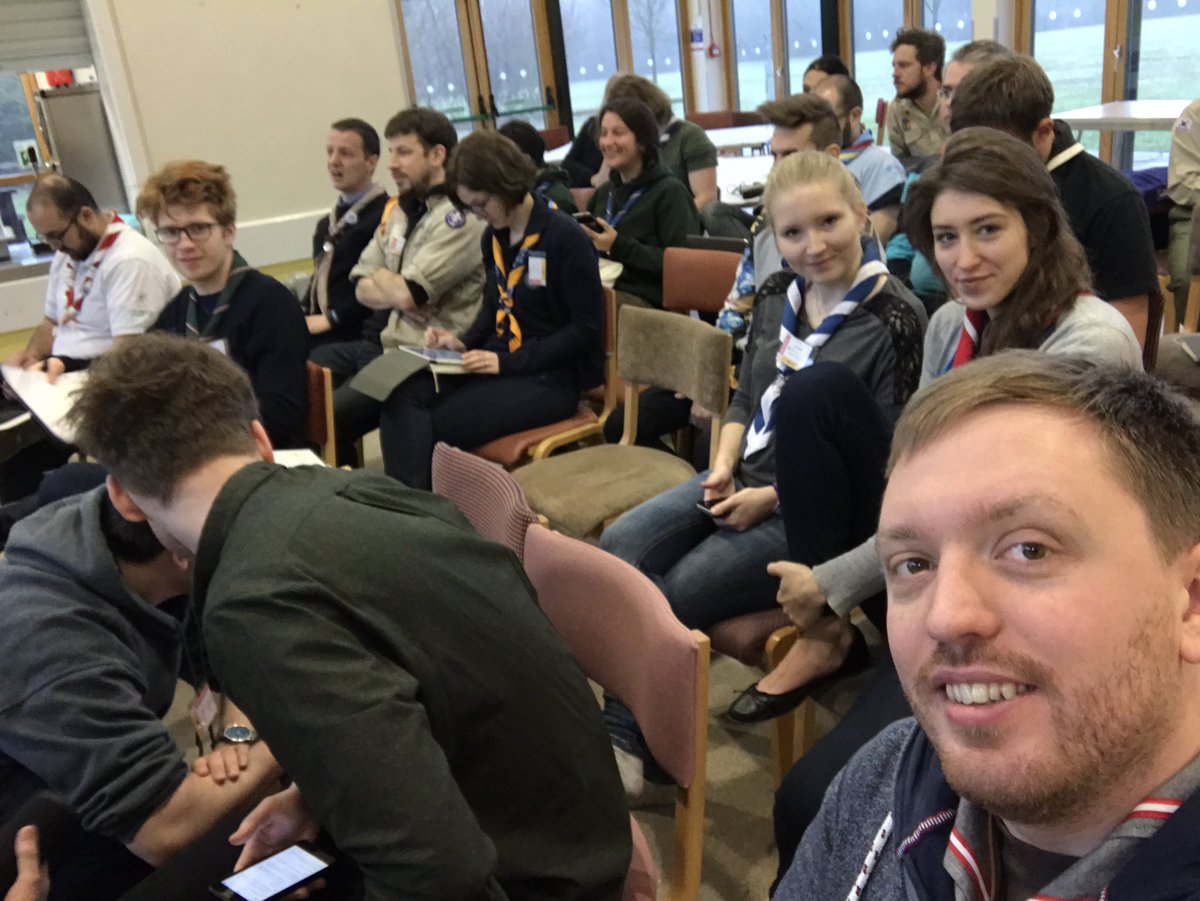 #ScoutsGuidesIO2017 starting at #gillwellpark 🏕