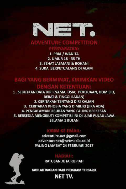 masshofi1's tweet photo. Apakah benar flyer ini rsmi dri program net tv? diofficial web/socmed net, saya tdak mnemukan informasi apapun. @netmediatama https://t.co/xp0aLqm9As