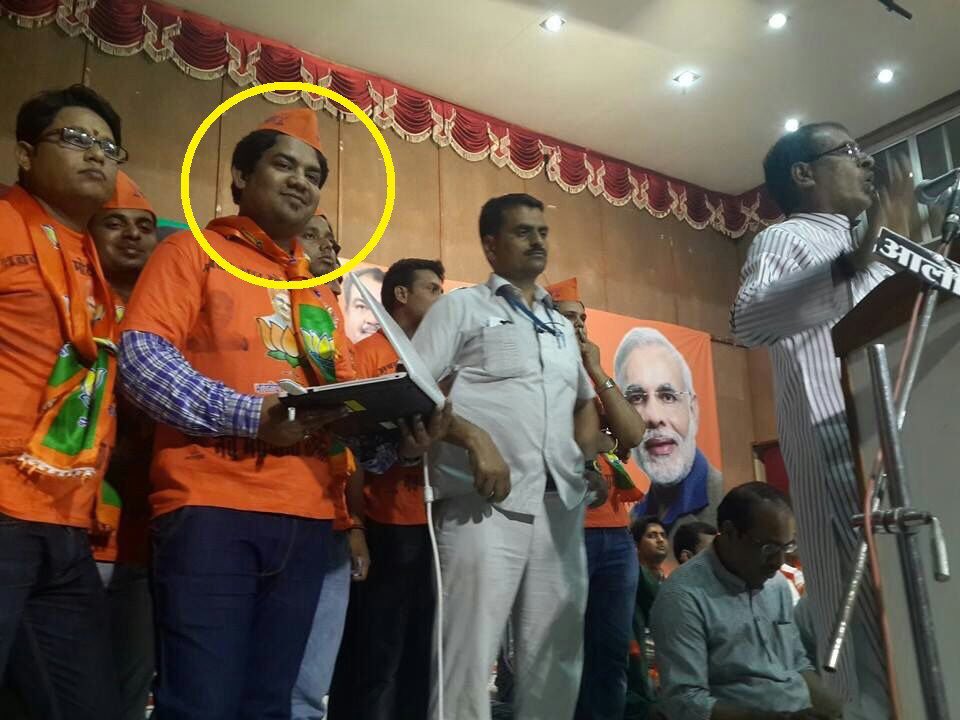 anasinbox's tweet photo. ISI agents nabbed in Madhya Pradesh. One of them is a BJP member, close to CM Shivraj Chauhan. These guys preach nationalism to others. https://t.co/unL606jO34