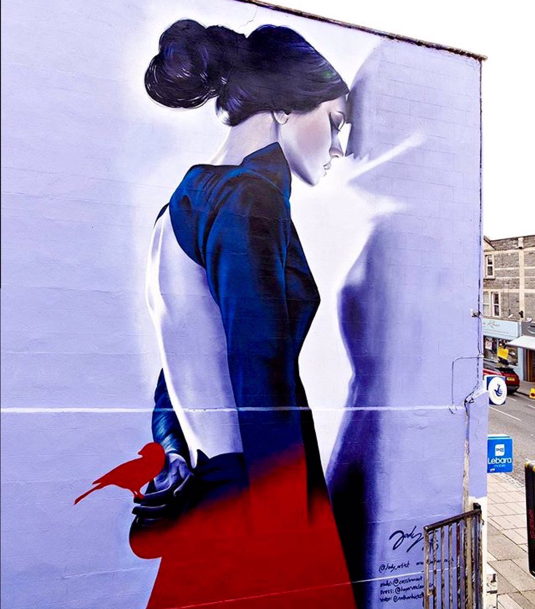 streetartearth's tweet photo. #mural by Jody Thomas #Bristol #England #streetart #art #graffiti https://t.co/A5eD4h20Gu