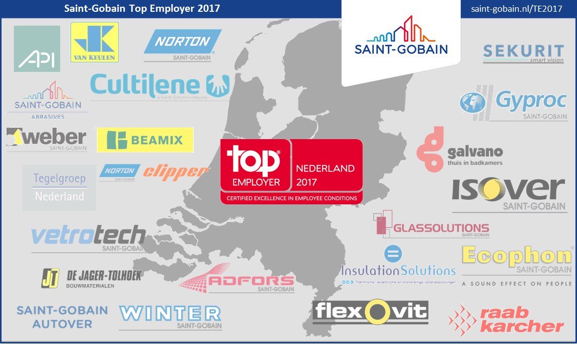WeberBeamix's tweet photo. Samen met o.a. @ISOVER_NL @Gyproc hebben wij het #TopEmployer certificaat behaald! Gefeliciteerd allemaal! #te #SaintGobain #SGTE https://t.co/QiwwhywWNt