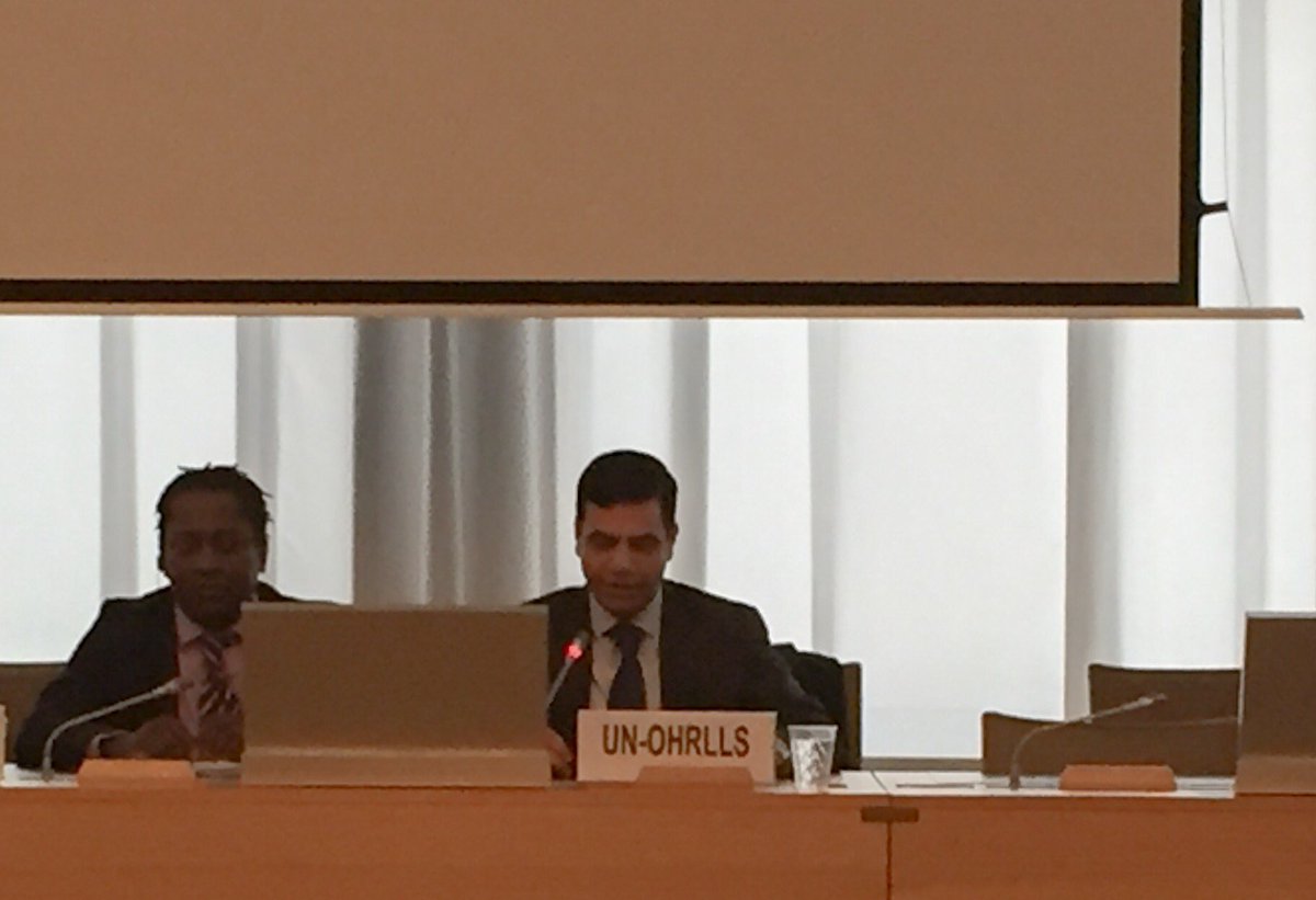 wto's tweet image. UN-OHRLLS's Gyan Acharya updated the WTO Development Committee on the work of the #UN to help vulnerable countries trade. #aid4trade