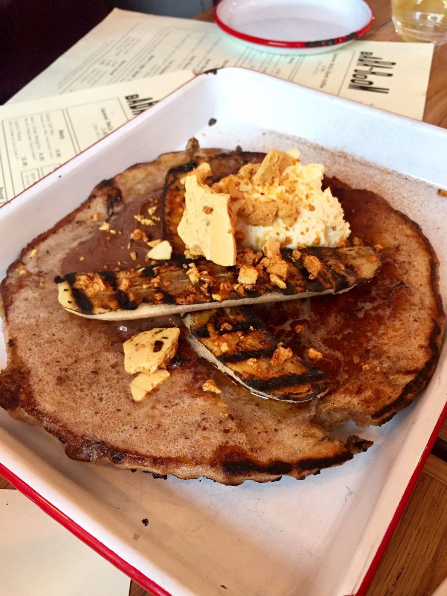 so_farr's tweet photo. Brilliant #brunch at @bababoomlondon in #Battersea this morning. New menu is an absolute treat - especially that #eggybread 👌🏼#London #food https://t.co/iGNfkR4M3M