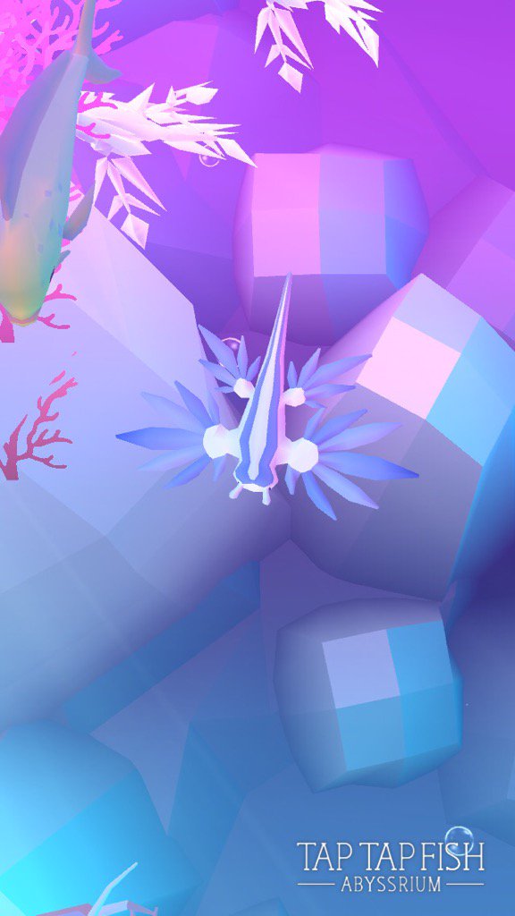 SSRoseLunaco's tweet photo. My Sea Slug:) 
#taptapfish
Download: https://t.co/Wh4TzHNzQ7 https://t.co/8EyEixnXef