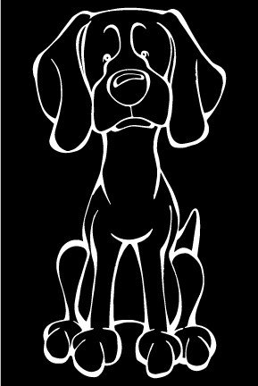 decaldogs's tweet image. Decal Dog of the Day: Weimaraner, Get a Car Window Sticker. decaldogs.com #dogsoftwitter #Weimaraner