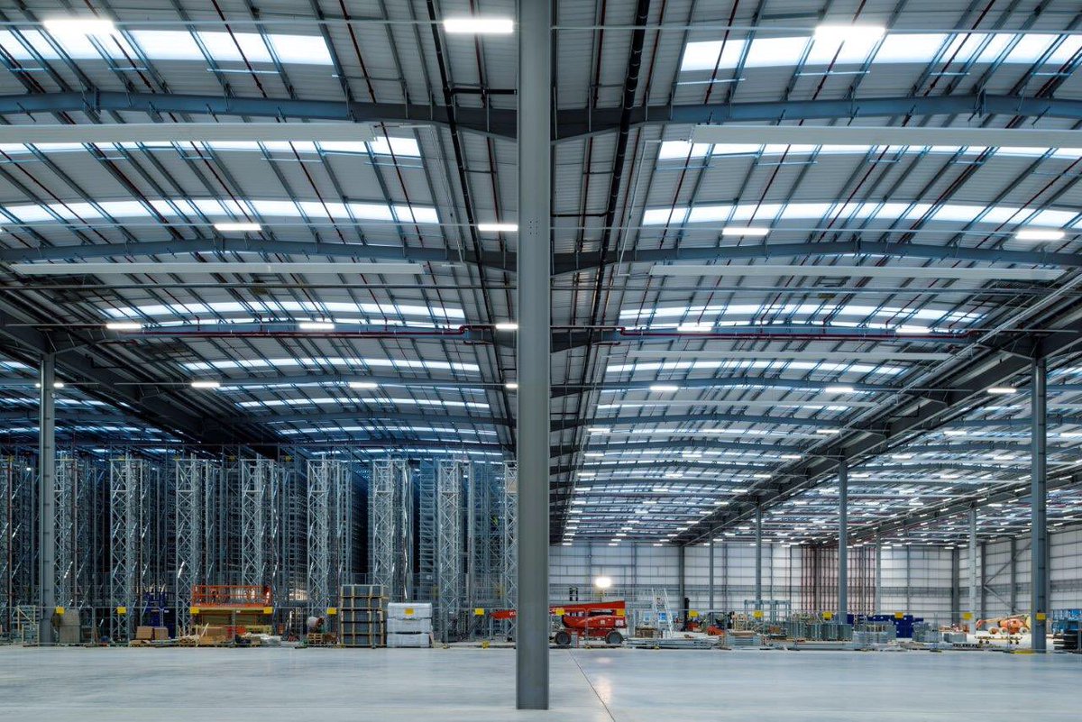 bandkbuild's tweet image. Some internal shots of the new #projectspark shell @MarkhamVale designed by #engineer @bwbconsulting &amp;amp; #steel by @Severfieldplc