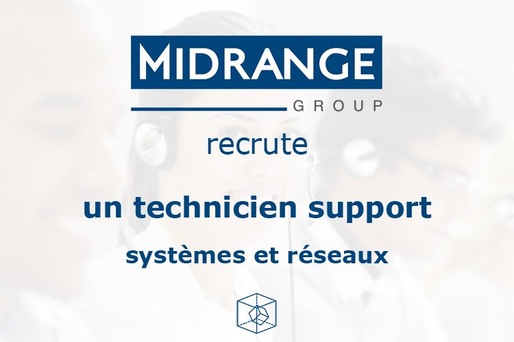 midrange_mss's tweet image. Pour renforcer notre service support, nous recrutons un tech support réseaux et systèmes en #CDI, à Ermont (95). midrange.fr/fr/recruitement