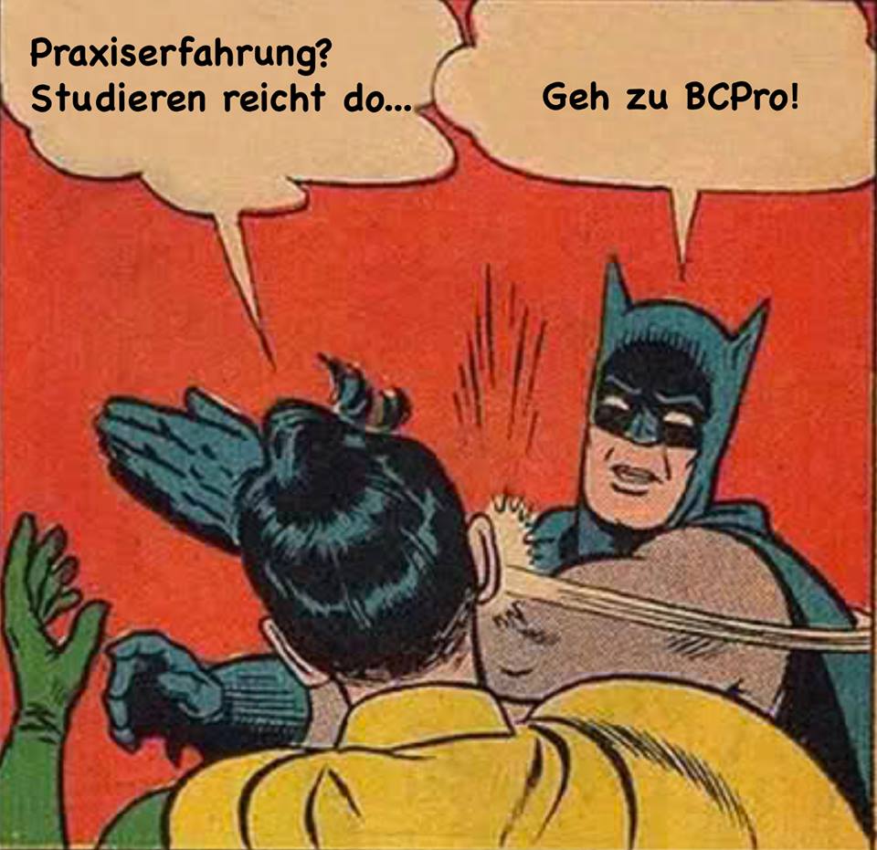 Du willst mehr als nur studieren?

Go the extra mile!! 

Bewirb dich bei uns
bcpro.de/bewerbung