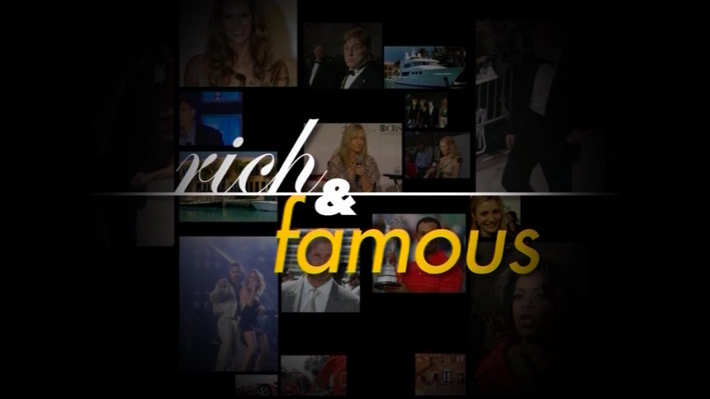 Sit back and kick start your Friday evening with Rich and Famous - an insight to the lives of the seriously wealthy and glamorous #ShowBiz