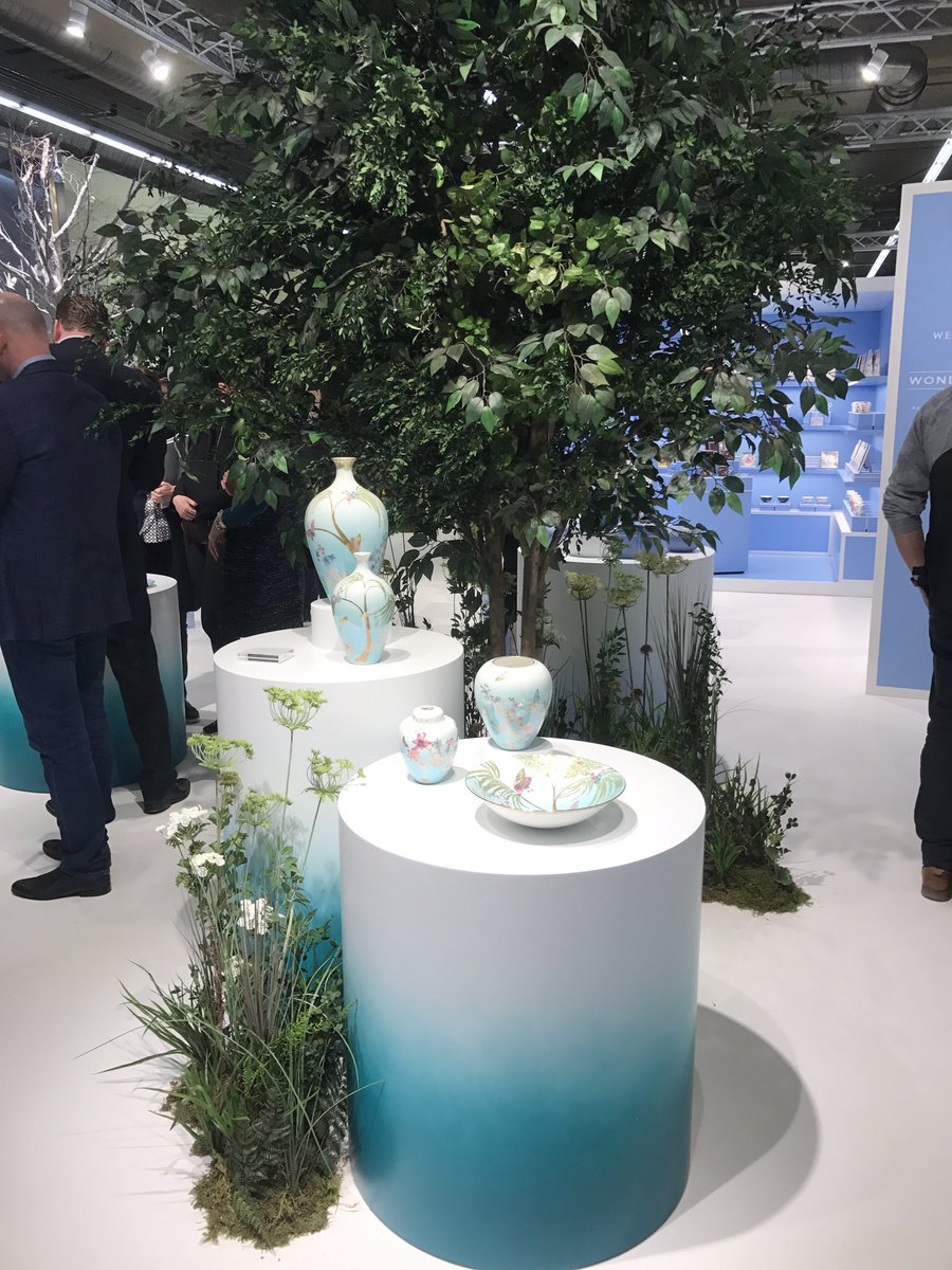 PaulMacca1976's tweet photo. Wow the @Wedgwood_UK stand at @ambiente is stunning @Publicasity #homePR https://t.co/6hfTVVklKC