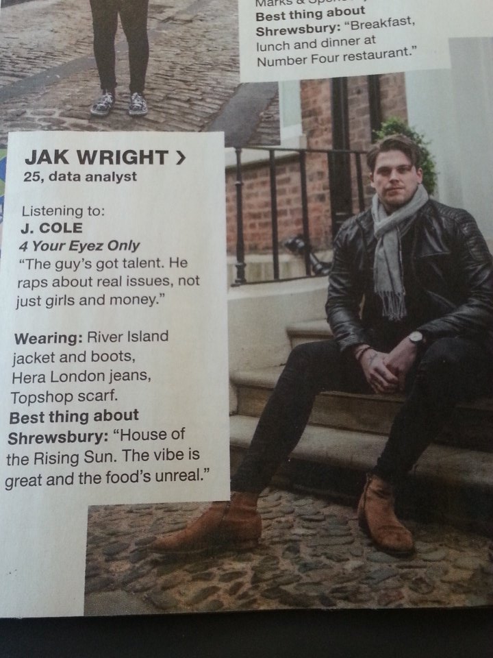jamesdgreig's tweet photo. Enjoyed your boyfriend's incisive hip hop opinions, and trendy clothes, in this weeks NME https://t.co/qrgC861ARk