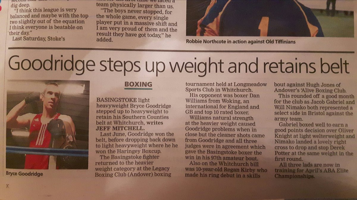 JeffMitchell70's tweet photo. Only 2 months after I sent it... @BryceGoodridge #JacobGabriel #WillNimako #ReganKirby #BasingstokeBoxingClub https://t.co/6KCi2S05PV