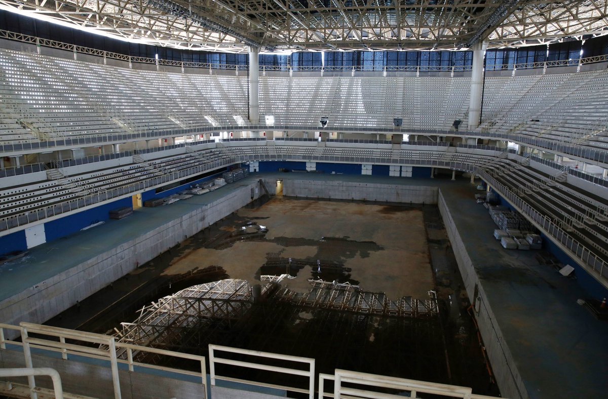 mrjakehumphrey's tweet image. Rio's crumbling Olympic legacy. So sad, so predictable, so when will we learn?