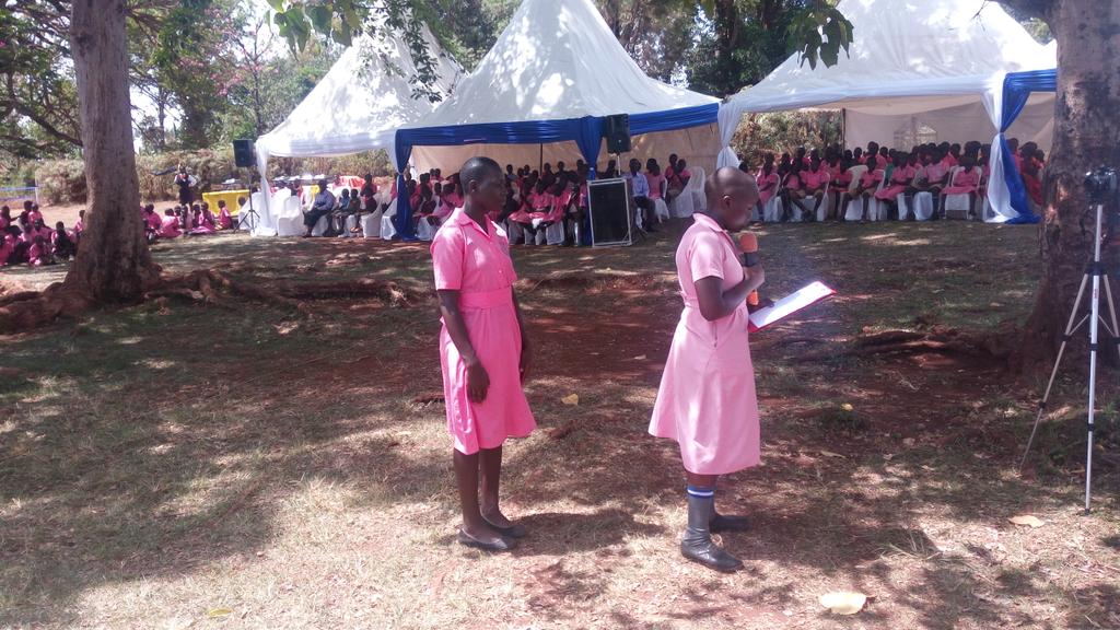 A vote of thanks from the representative of the students of Njeru Primary School. #EskomCares