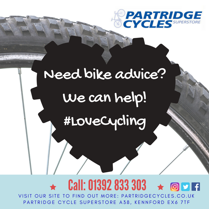 PartridgeCycles's tweet photo. #LoveCycling We're always available for bike advice, pop instore or give us a call! https://t.co/Om17XVjpLf #Bike #Exeter #Bikehelp https://t.co/OzsYf4g4v4